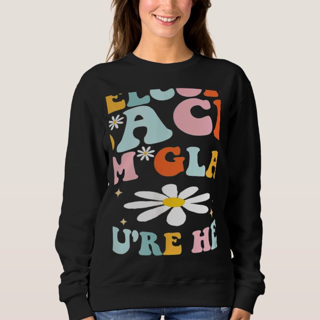 Camiseta Welcome Back I'm Glad You're Here Teacher Tee (Frente)