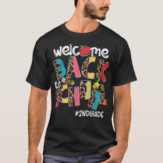 Camiseta Welcome Back To School 2nd Grade Back To School 