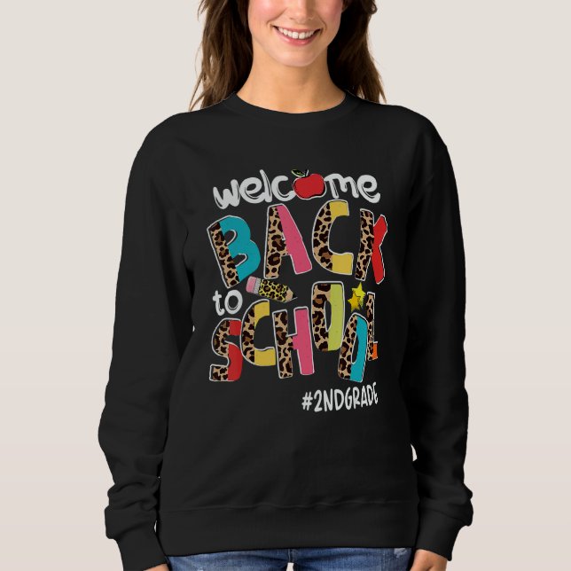 Camiseta Welcome Back To School 2nd Grade Back To School (Frente)