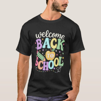 Camiseta Welcome Back to School First Day Art for Kids & Te