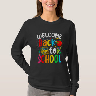 Camiseta Welcome Back To School First Day Of School  Teache