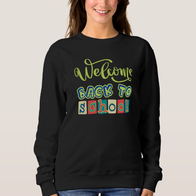 Camiseta Welcome Back To School First Day Of School Teacher (Frente)