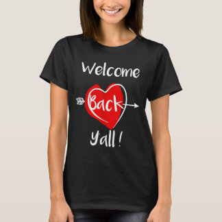 Camiseta Welcome Back To School Happy First Day of School