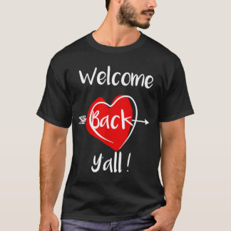 Camiseta Welcome Back To School Happy First Day of School