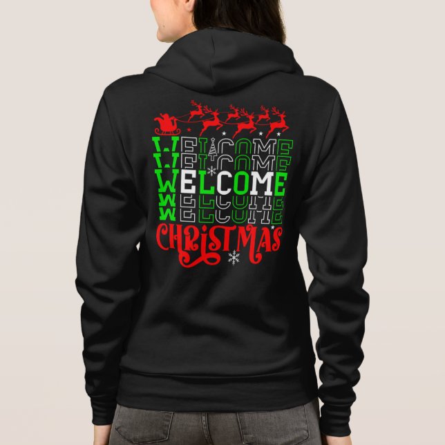 Camiseta Welcome Christmas-84767 (Verso)