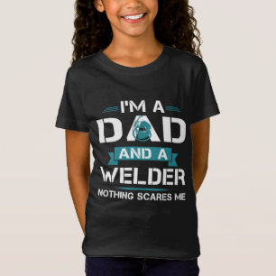 Camiseta Welder American Flag - EUA Patriotic Welder Pai Fa