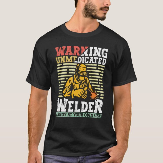 Camiseta Welder Apparel Welding Blacksmith Metal Worker for (Frente)