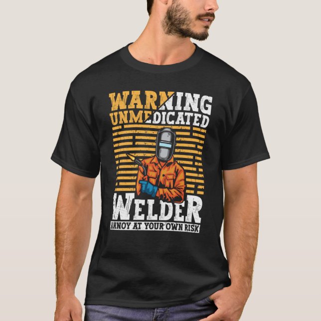 Camiseta Welder Apparel Welding Blacksmith Metal Worker for (Frente)