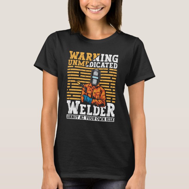 Camiseta Welder Apparel Welding Blacksmith Metal Worker for (Frente)
