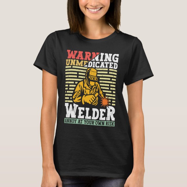 Camiseta Welder Apparel Welding Blacksmith Metal Worker for (Frente)