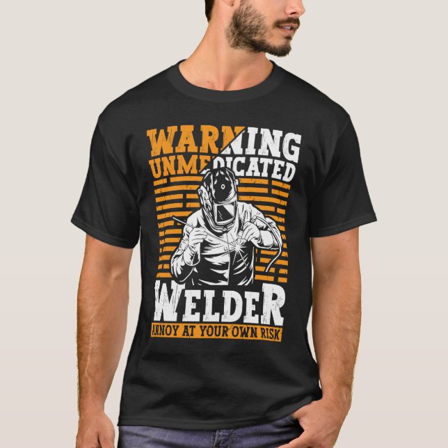 Camiseta Welder Apparel Welding Blacksmith Metal Worker for (Frente)