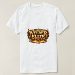 Camiseta Welder Elite Luxury Gold Crown Molten Design