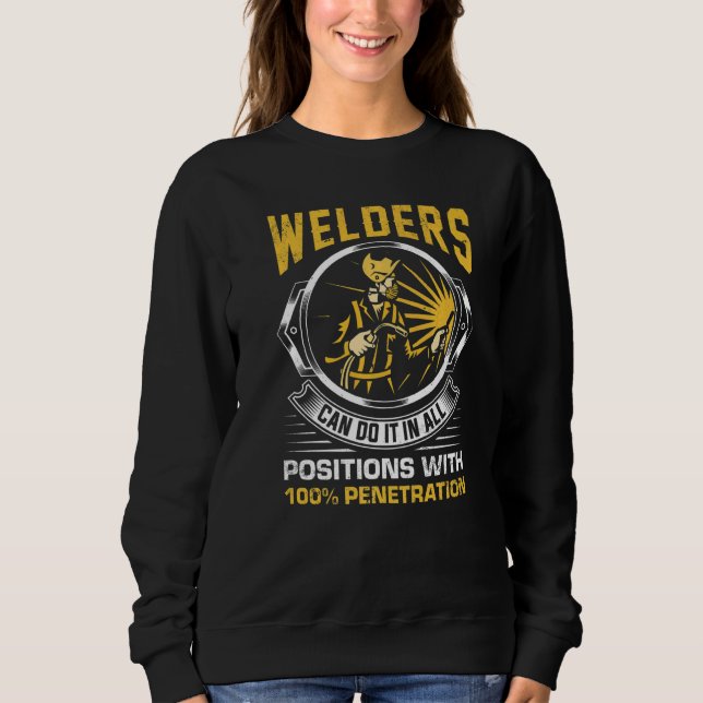 Camiseta Welders can do it in all Positions Metalsmith Fabr (Frente)
