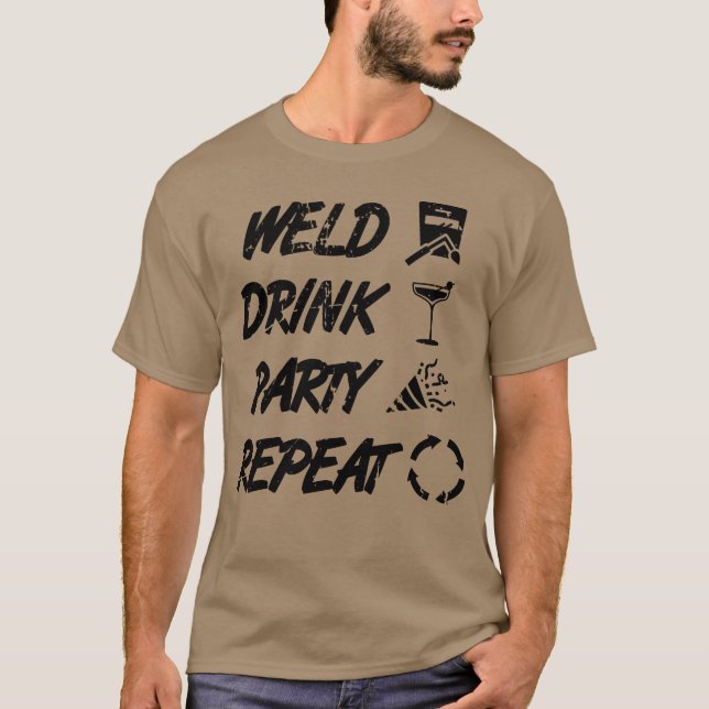 Camiseta Welding Quote friend (Frente)