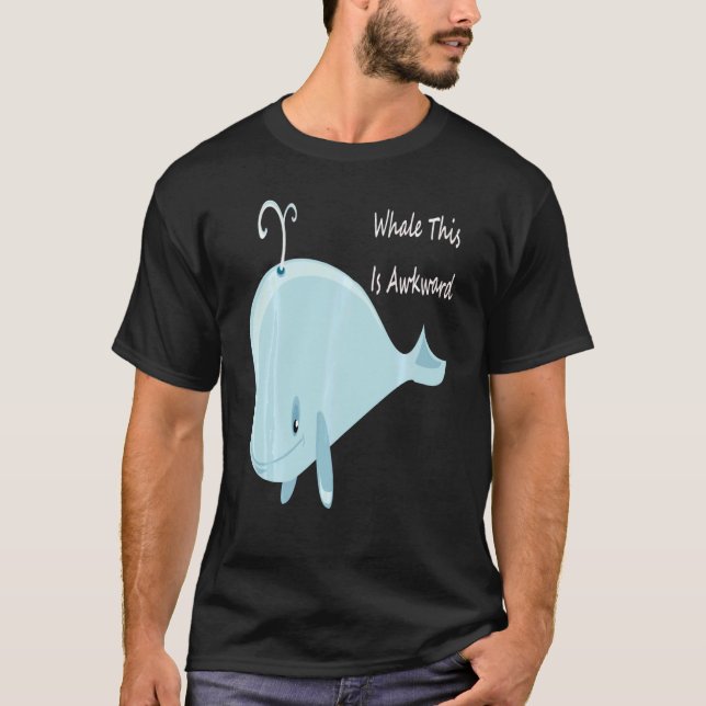 Camiseta Well This Is Awkward  Whale This Is Awkward Swea (Frente)