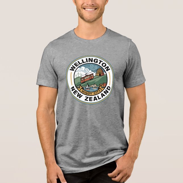 Camiseta Wellington New Zealand (Frente)