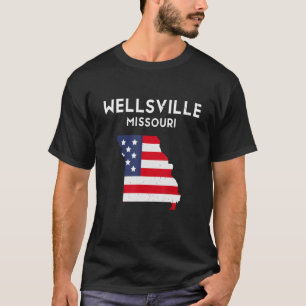 Camiseta Wellsville Missouri EUA State America Viagem Misso