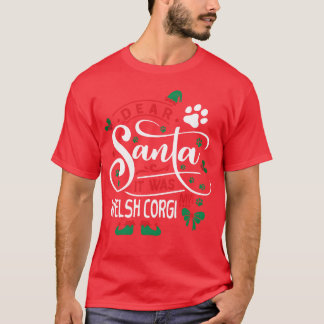 Camiseta Welsh Corgi Dog Christmas Dog cria presente engraç