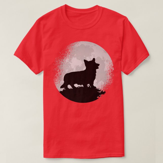 Camiseta Welsh Corgi Dog Retro1591 (Frente do Design)