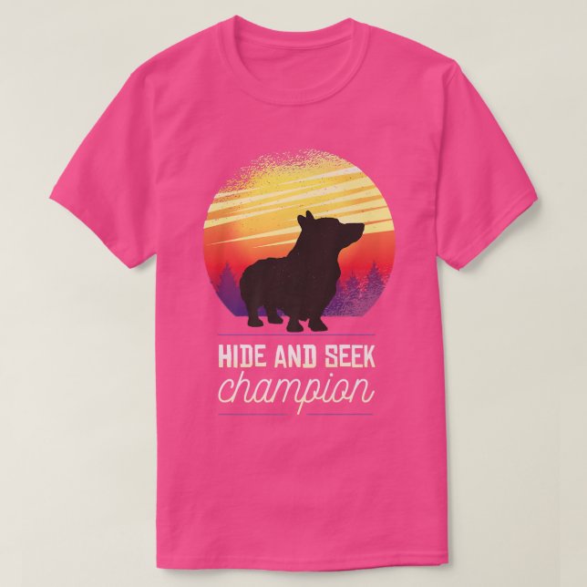 Camiseta Welsh Corgi Dog Retro 1548 (Frente do Design)