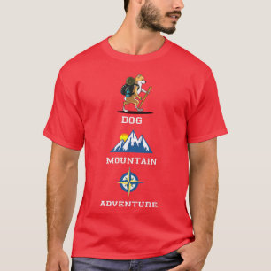 Camiseta Welsh Corgi Mountain Hiking Camping Adventur