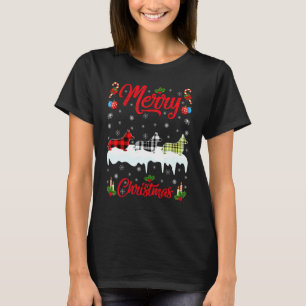 Camiseta Welsh Corgi Natal Estampa Leopardo Corgi Natal
