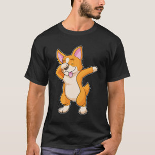 Camiseta Welsh Corgi no Hip Hop Dance Dab