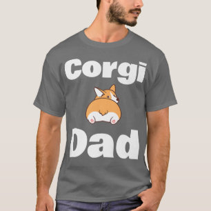 Camiseta Welsh Corgi Pai Padre Pai Cachorro Povoado