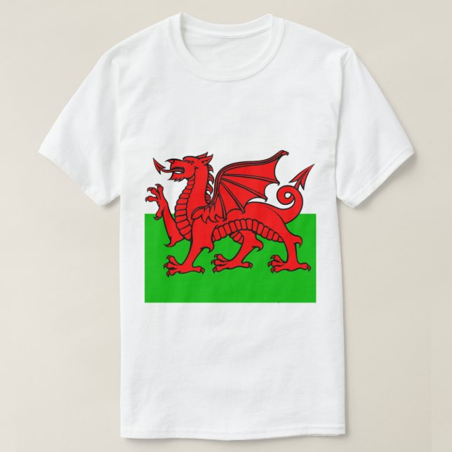 Camiseta Welsh Flag (Frente do Design)