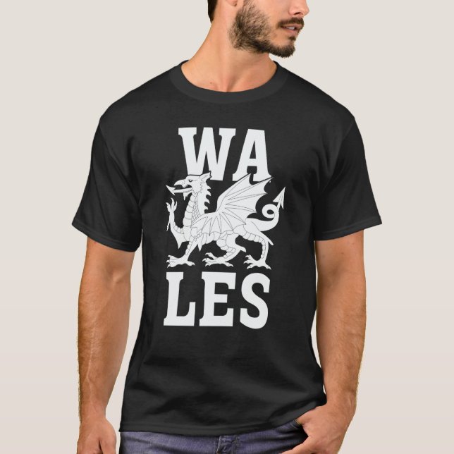 Camiseta Welsh Flag Home Country Pride Wales (Frente)