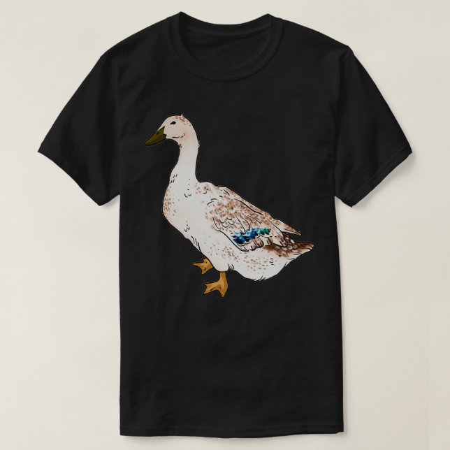Camiseta Welsh Harlequin Duck (Frente do Design)