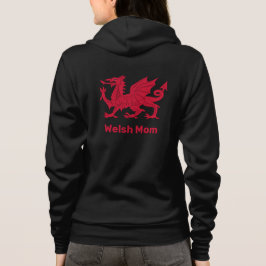 Camiseta Welsh Mãe, Red Dragon & Wales, moda / Cymru