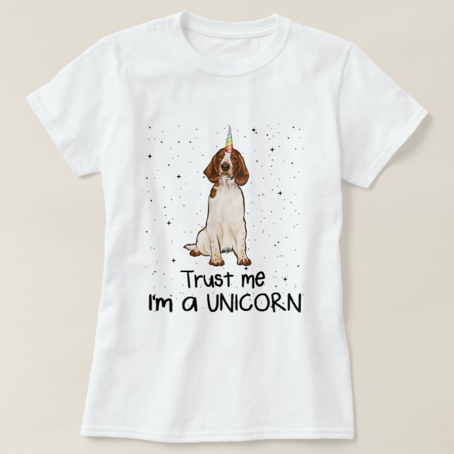 Camiseta Welsh Springer Spaniel Confia Em Mim Como Um Cão U (Frente do Design)