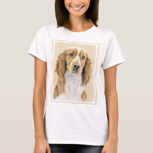 Camiseta Welsh Springer Spaniel Painting - Arte Original De