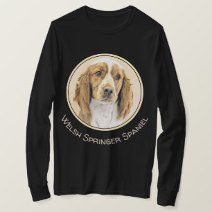 Camiseta Welsh Springer Spaniel Painting - Arte Original De