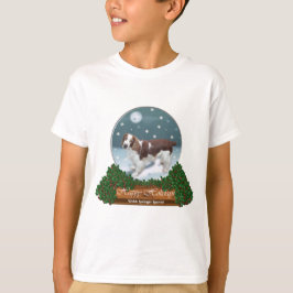 Camiseta Welsh Springer Spaniel presentes de Natal