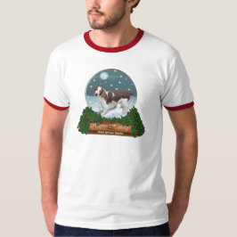 Camiseta Welsh Springer Spaniel presentes de Natal