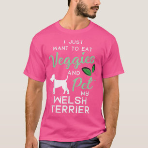 Camiseta Welsh Terrier Funny Vegan Dog Proprietário do Lago
