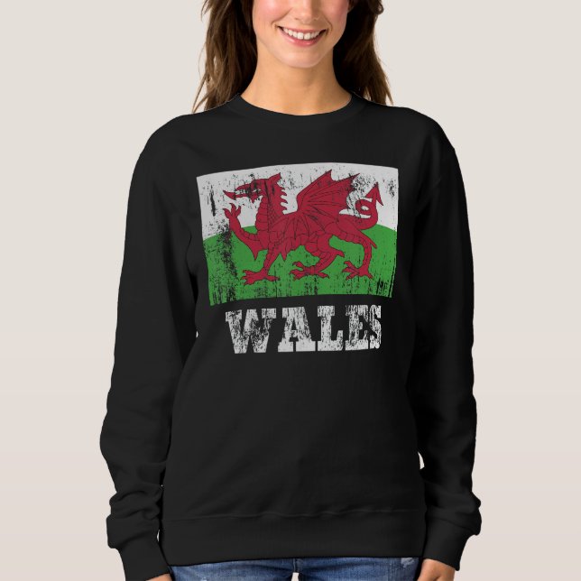 Camiseta Welsh Wales Flag Pride Welsh Flag 1 (Frente)