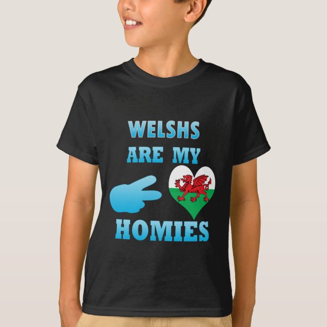 Camiseta Welshs é meu Homies (Frente)
