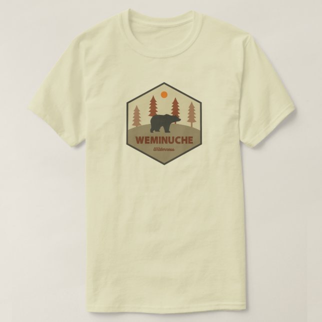 Camiseta Weminuche Wilderness Colorado Bear (Frente do Design)