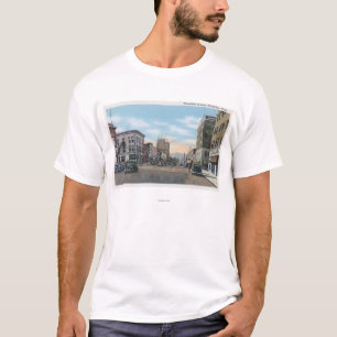 Camiseta Wenatchee, cena da avenida de WashingtonWenatchee