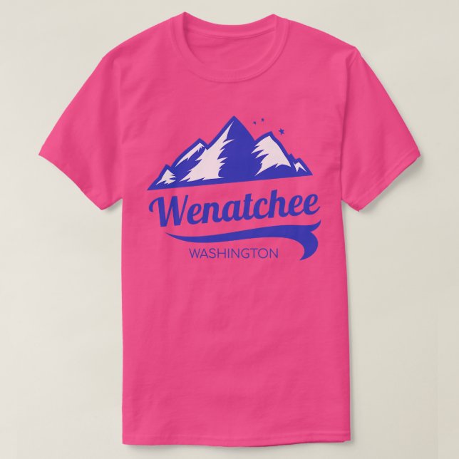 Camiseta Wenatchee Mission Ridge ski Washington 1 (Frente do Design)