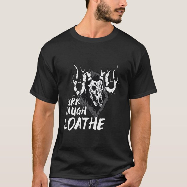 Camiseta Wendigo Espia Ri-se Abomina (Frente)
