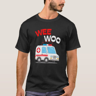 Camiseta Weo Ambulance AMR. EMS EMT Emergência paramédica