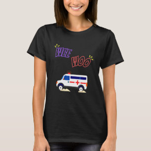 Camiseta Weo Ambulance Bus Amr Emt Ems Paramédico