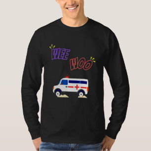 Camiseta Weo Ambulance Bus Amr Emt Ems Paramédico