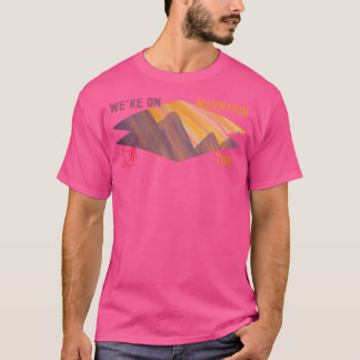 Camiseta Wer On Mountain Time Geométrico Watercolor Mounta