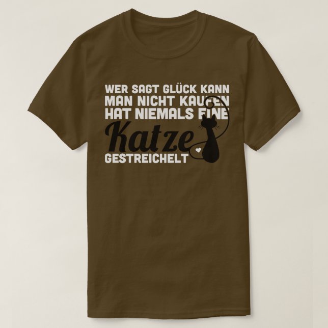 Camiseta Wer sagt Gluck kann man nicht kaufen (Frente do Design)