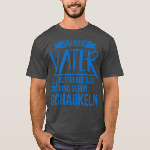 Camiseta Werdender vater kind schaukeln